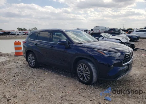 2021 Toyota Highlander Platinum из США, поврежденный, VIN 5TDFZRBH8MS110417